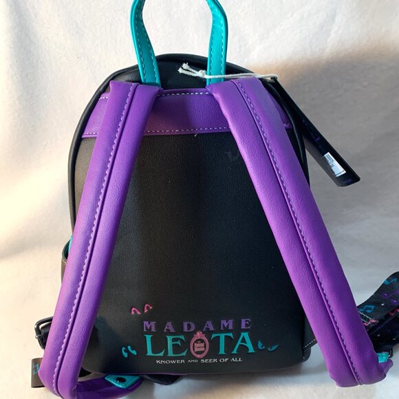Disney Parks Loungefly Haunted Mansion Madame Leota Mini Backpack Bag Purse Glow - Picture 6 of 9